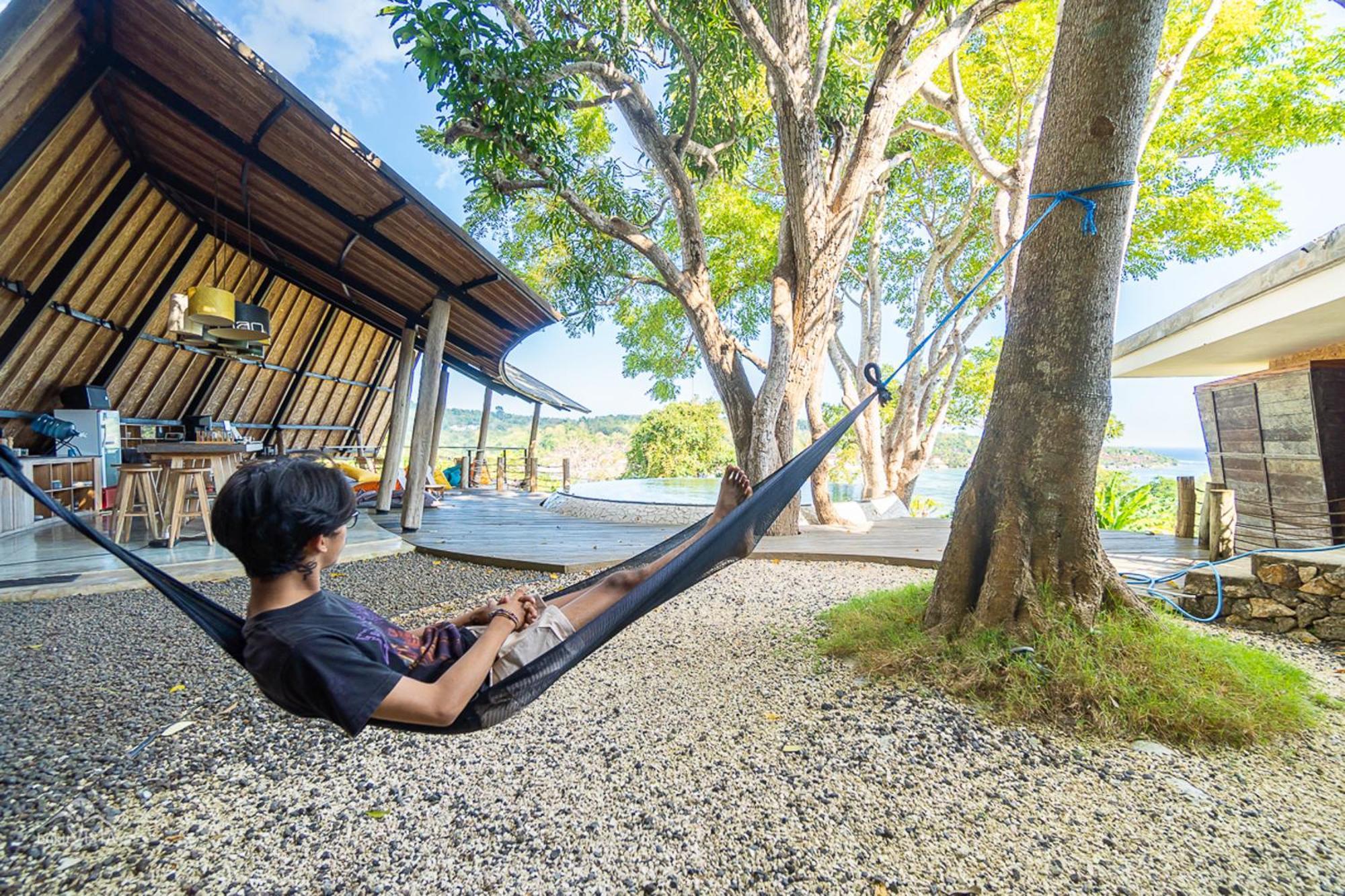 Bong Hostel Nusa Lembongan Esterno foto